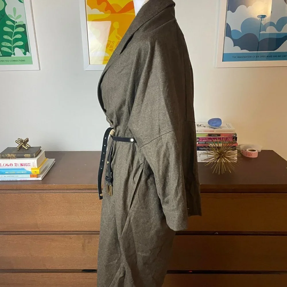 Anthropologie 100% WOOL Coat - Picture 5 of 9